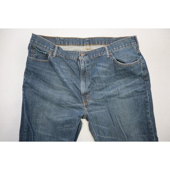 Levi's 550 Relaxed Fit Straight Blue Denim Jeans Rugged Mens Size 44 x 32 - Picture 5 of 7